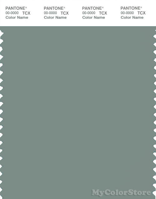 PANTONE SMART 17-5107X Color Swatch Card, Chinois Greeen