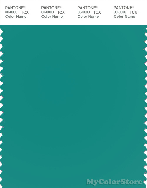 PANTONE SMART 17-5421X Color Swatch Card, Porcelain Green