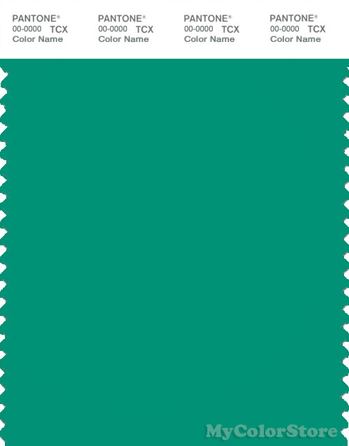 PANTONE SMART 17-5633X Color Swatch Card, Deep Green