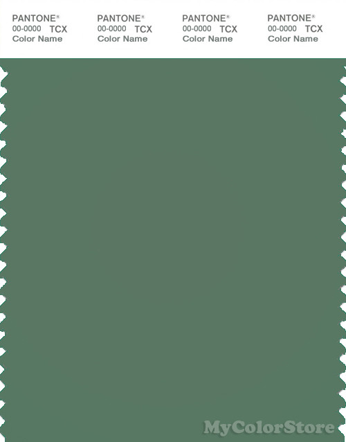 PANTONE SMART 17-5912X Color Swatch Card, Dark Ivy