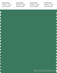 PANTONE SMART 17-5923X Color Swatch Card, Pine Green