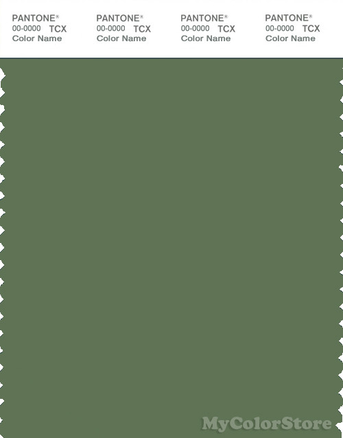 PANTONE SMART 18-0117X Color Swatch Card, Vineyard Green