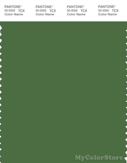 PANTONE SMART 18-0125X Color Swatch Card, Artichoke Green