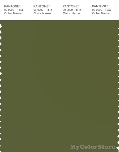 PANTONE SMART 18-0228X Color Swatch Card, Pesto