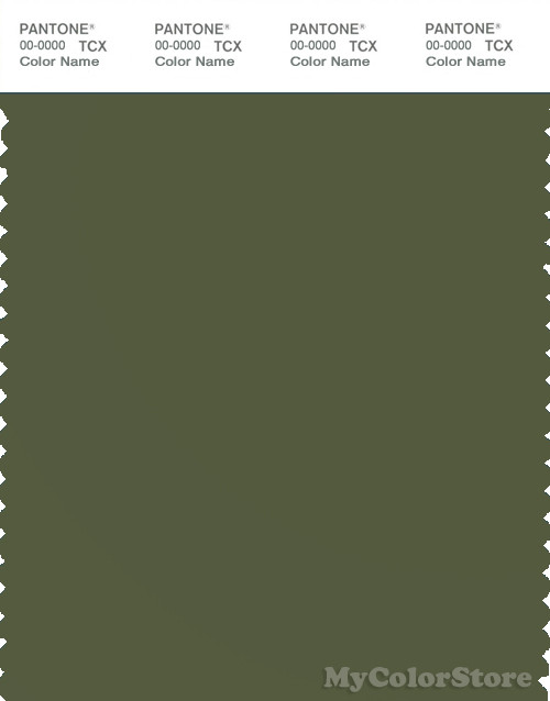 PANTONE SMART 18-0322X Color Swatch Card, Cypress