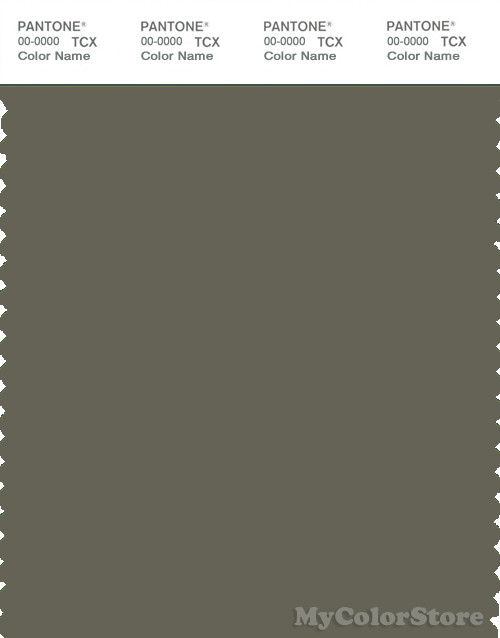 PANTONE SMART 18-0515X Color Swatch Card, Dusty Olive