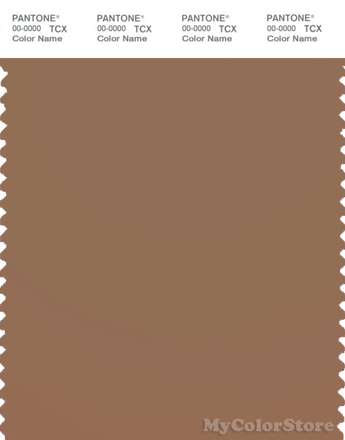 PANTONE SMART 18-1029X Color Swatch Card, Toasted Coconut