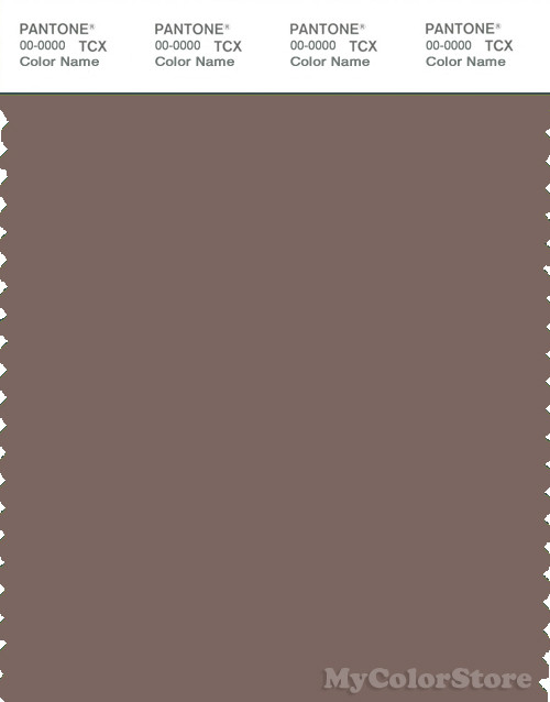 PANTONE SMART 18-1312X Color Swatch Card, Deep Taupe