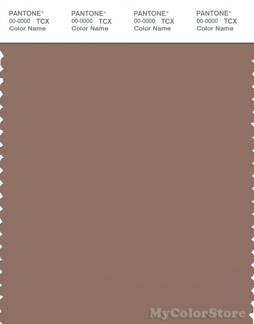 PANTONE SMART 18-1321X Color Swatch Card, Brownie