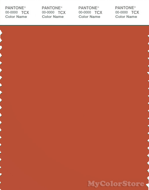 PANTONE SMART 18-1354X Color Swatch Card, Burnt Ochre