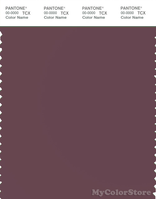 PANTONE SMART 18-1411X Color Swatch Card, Plum Wine