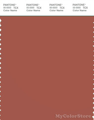 PANTONE SMART 18-1434X Color Swatch Card, Etruscan Red
