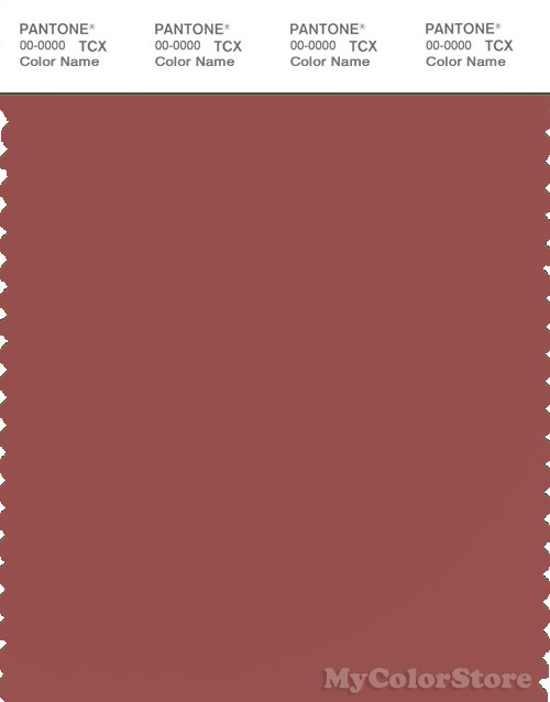 PANTONE SMART 18-1438X Color Swatch Card, Marsala