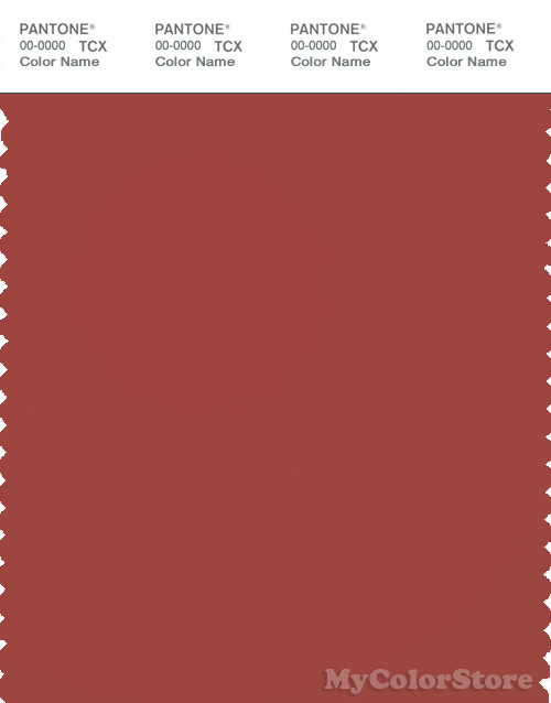 PANTONE SMART 18-1444X Color Swatch Card, Tandori Spice