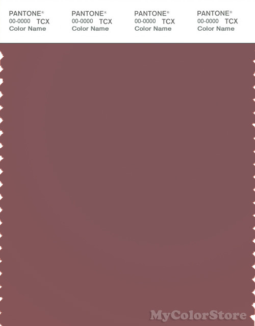 PANTONE SMART 18-1512X Color Swatch Card, Rose Brown