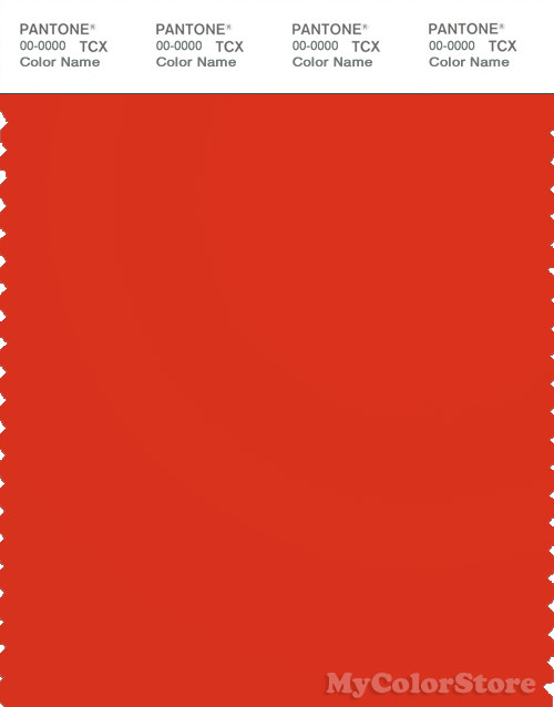 PANTONE SMART 18-1561X Color Swatch Card, Orange.com
