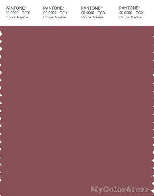 PANTONE SMART 18-1616X Color Swatch Card, Roan Rouge
