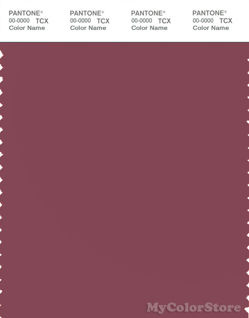 PANTONE SMART 18-1619X Color Swatch Card, Maroon