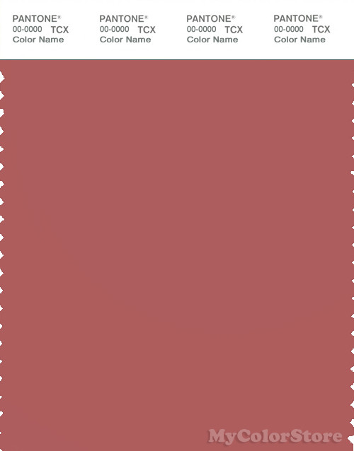 PANTONE SMART 18-1630X Color Swatch Card, Dusty Cedar