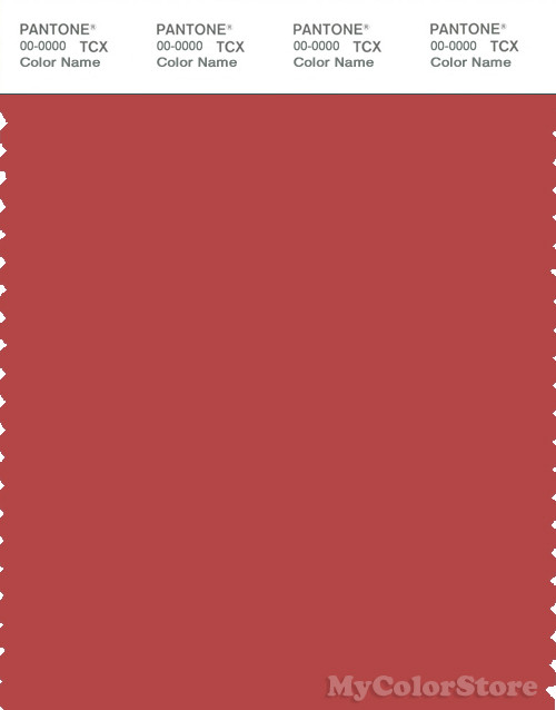 PANTONE SMART 18-1648X Color Swatch Card, Baked Apple