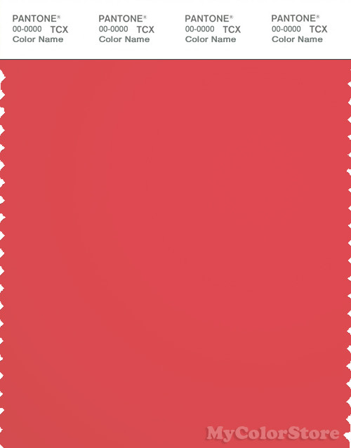 PANTONE SMART 18-1651X Color Swatch Card, Cayenne