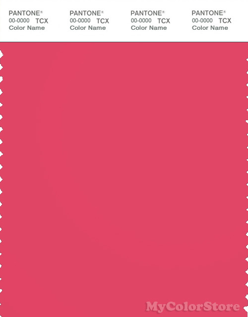 PANTONE SMART 18-1755X Color Swatch Card, Rouge Red