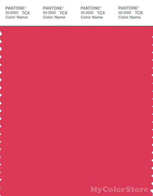 PANTONE SMART 18-1756X Color Swatch Card, Teaberry