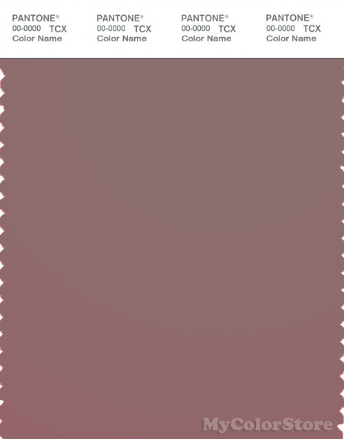 PANTONE SMART 18-1807X Color Swatch Card, Twilight Mauve