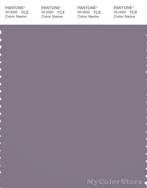 PANTONE SMART 18-3710X Color Swatch Card, Grey Ridge