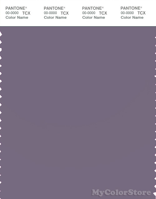 PANTONE SMART 18-3712X Color Swatch Card, Purple Sage