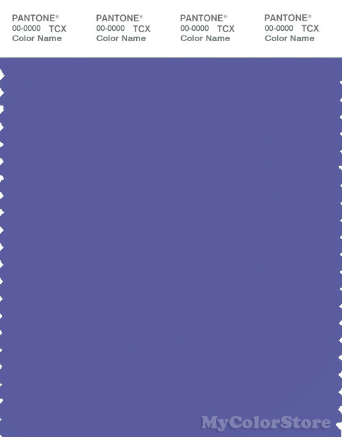 PANTONE SMART 18-3943X Color Swatch Card, Blue Iris