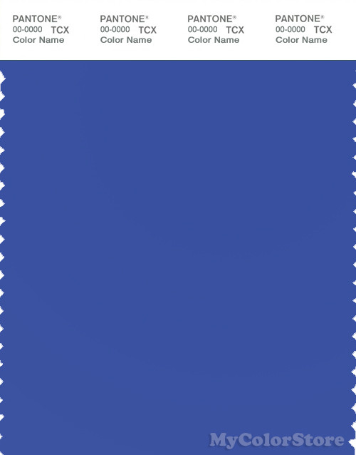 PANTONE SMART 18-3949X Color Swatch Card, Dazzling Blue