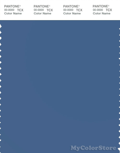 PANTONE SMART 18-4029X Color Swatch Card, Federal Blue