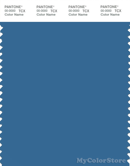 PANTONE SMART 18-4034X Color Swatch Card, Vallarta Blue