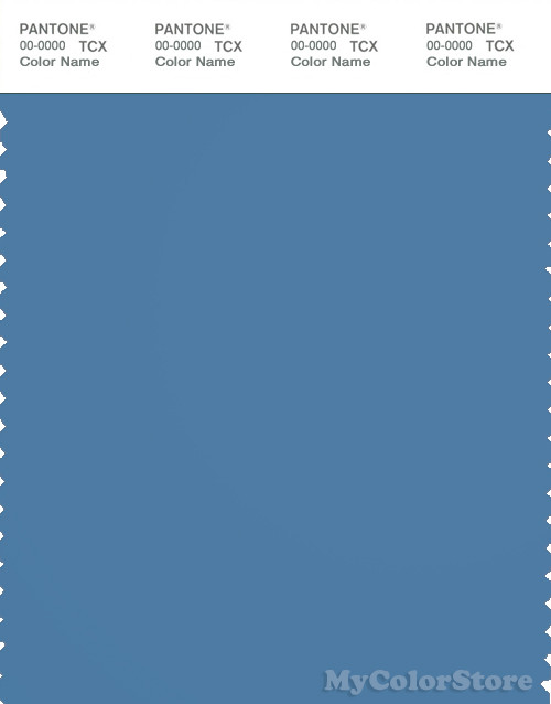 PANTONE SMART 18-4036X Color Swatch Card, Parisian Blue
