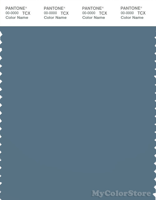 PANTONE SMART 18-4217X Color Swatch Card, Bluestone