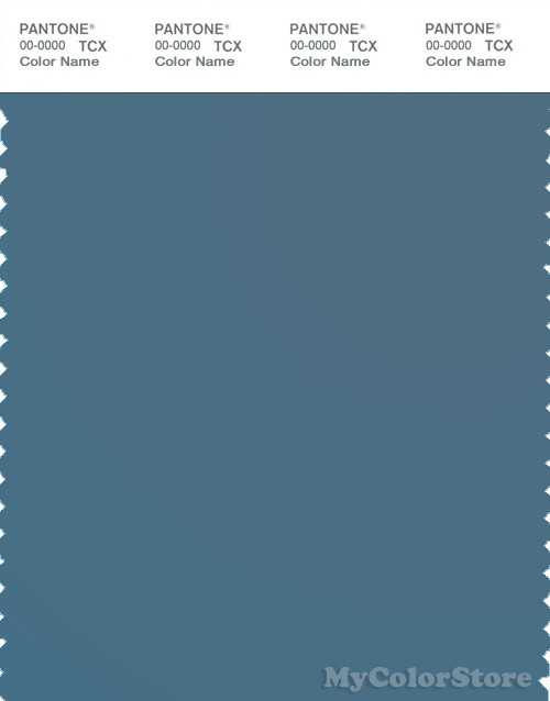 PANTONE SMART 18-4320X Color Swatch Card, Agean Blue