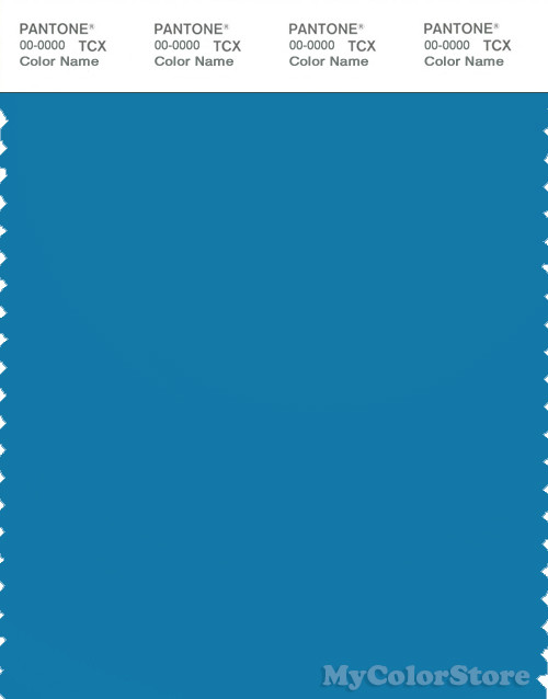 PANTONE SMART 18-4334X Color Swatch Card, Mediterranian Blue