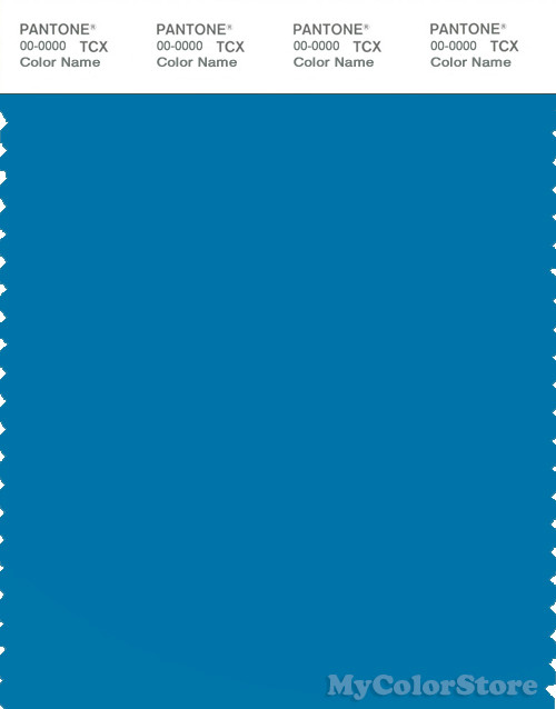 PANTONE SMART 18-4537X Color Swatch Card, Methyl Blue