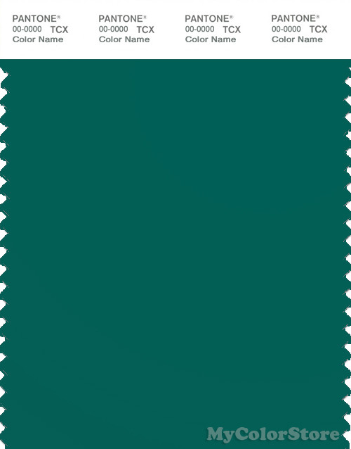 PANTONE SMART 18-5322X Color Swatch Card, Alpine Green