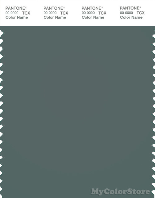 PANTONE SMART 18-5606X Color Swatch Card, Balsam Green