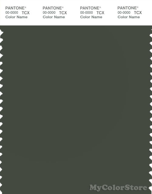 PANTONE SMART 19-0307X Color Swatch Card, Climbing Ivy