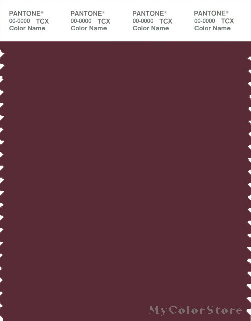 PANTONE SMART 19-1528X Color Swatch Card, Windsor Wine