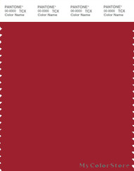 PANTONE SMART 19-1559X Color Swatch Card, Scarlet Sage