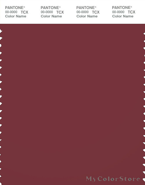 PANTONE SMART 19-1629X Color Swatch Card, Ruby Wine