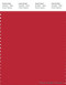 PANTONE SMART 19-1663X Color Swatch Card, Ribbon Red