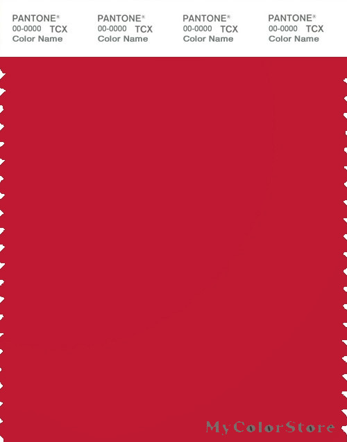 PANTONE SMART 19-1664X Color Swatch Card, True Red
