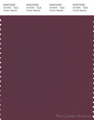 PANTONE SMART 19-1716X Color Swatch Card, Mauve Wine