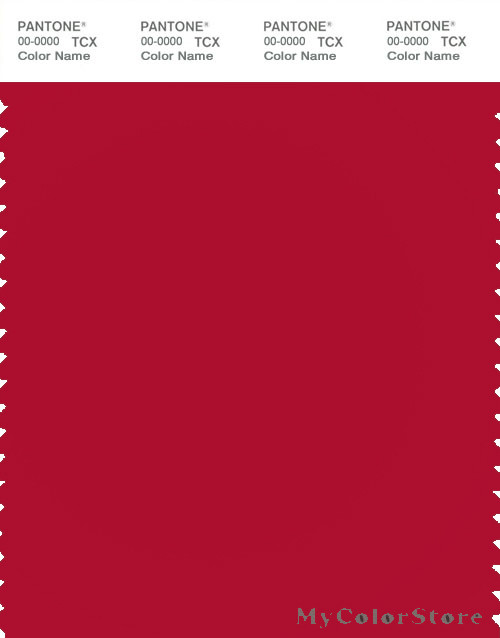 PANTONE SMART 19-1761X Color Swatch Card, Tango Red