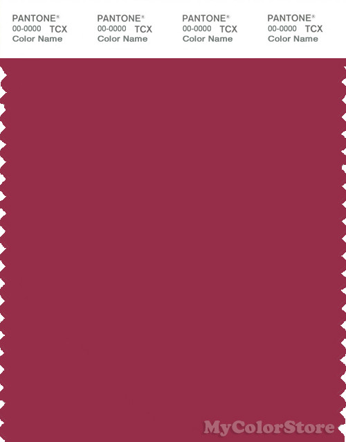 PANTONE SMART 19-1850X Color Swatch Card, Red Bud